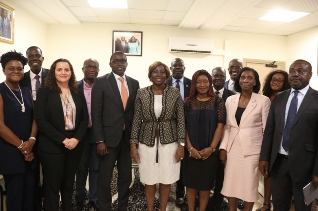 Audience avec la Ministre de l'Education Nationale, de l'Enseignement Technique et de la Formation Professionnelle.