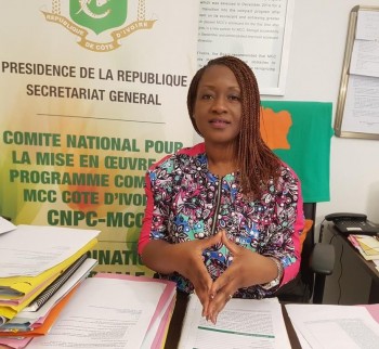 Signature du Compact C&ocirc;te d&rsquo;Ivoire, Interview de Mme A&iuml;da Alassane N&rsquo;diaye RIDDICK, Coordonnateur National du CNPC-MCC