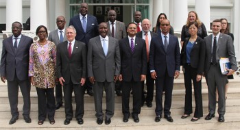 Rencontre entre le Gouvernement Ivoirien et une D&eacute;l&eacute;gation de haut niveau du MCC en mission en C&ocirc;te d&rsquo;Ivoire